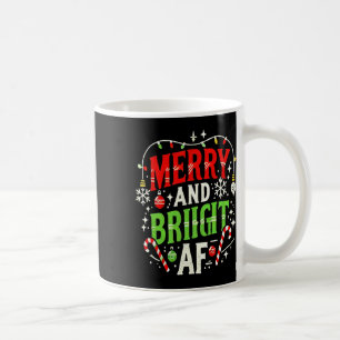 Mug Joyeux Et Lumineux Af - Funky Christmas Holiday De