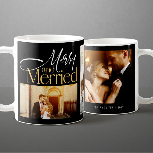 Mug Joyeux et mariés Nouveaux mariés 3 Photo Noël