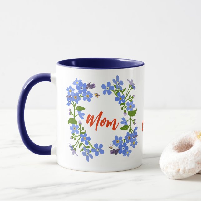 Mug Joyeux Fête des Mères oublie-moi de ne pas aimer M (Avec donut)