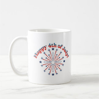 Mug Joyeux feux d'artifice 4 juillet