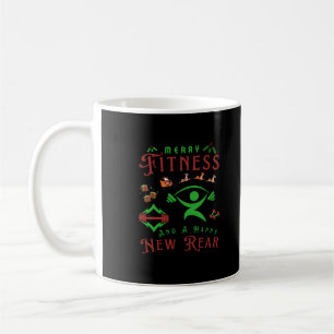 Mug Joyeux Fitmas et Happy New Rear Christmas Gym