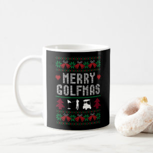 Mug Joyeux Golfmas Golf Golfing Golfeur Vilain Noël