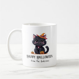 Mug Joyeux Halloween Cute Black Cat