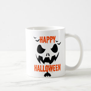 Mug Joyeux Halloween Déchirer la conception du texte