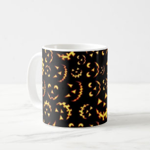 Mug Joyeux Halloween éffrayants Jack-O-Lantern citroui