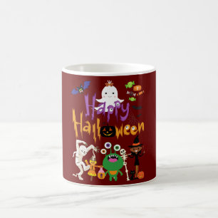Mug Joyeux Halloween Enfants mignonnes et Éffrayants