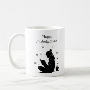 Mug Joyeux Jolabokaflod – Cadeau de la crue de livres 