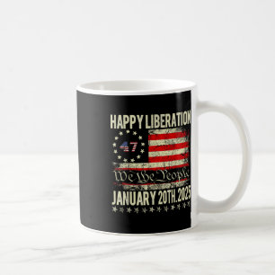 Mug Joyeux Jour de la Libération Tee Le président Trum