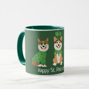 Mug Joyeux Jour de la Saint Patrick Pembroke Welsh Cor