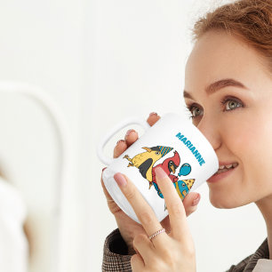 Mug Joyeux Jour des Oiseaux Cartoon Oiseaux à thème An