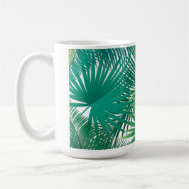 Mug Joyeux Jour Voyage Tropical palmier feuille Jungle