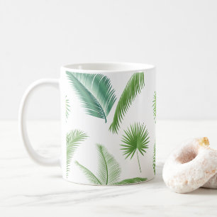 Mug Joyeux Jour Voyage Tropical palmier feuille Jungle