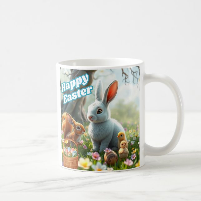 Mug Joyeux Lapin de Pâques (Droite)