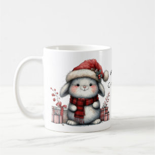 Mug Joyeux lapin lapin lapin mignon de Noël