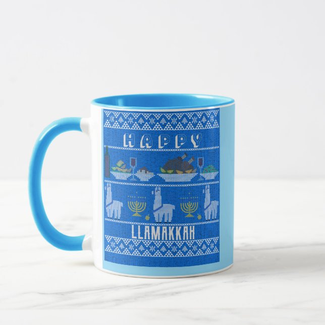 Mug Joyeux llamakkah (Gauche)