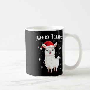 Mug Joyeux Llamas Drôle Noël Llama Vacances Animales