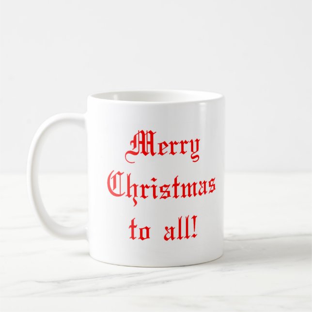 Mug Joyeux Noël à tous (Gauche)