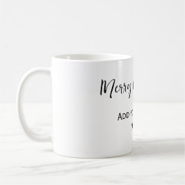 Mug Joyeux Noël ajouter texte moderne simple
