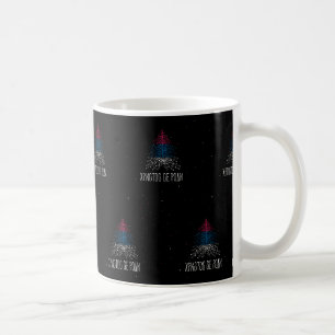 Mug Joyeux Noël avec drapeau de la Serbie