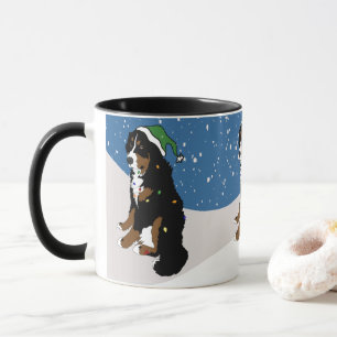 Mug Joyeux Noël Bernese Mountain Dog