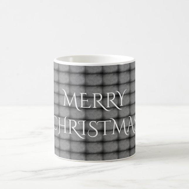 Mug Joyeux Noël Chalkboard Typographie noir blanc (Centre)
