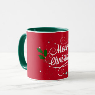 Mug Joyeux Noël, couleurs festives des fêtes,