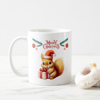 Mug Joyeux Noël - Cute Chipmunk