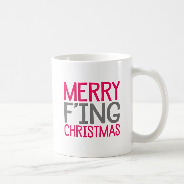 Mug Joyeux Noël de F'ing. (Droite)