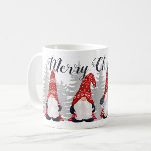Mug Joyeux Noël des Casquettes rouges des mignons Gnom