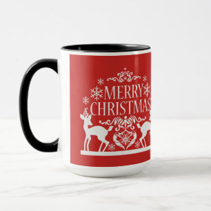Mug Joyeux Noël Deux Tone Mug-Red