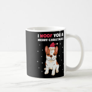 Mug Joyeux Noël en aboiant French Bulldog Amour pour l