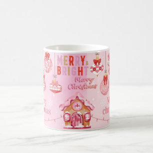 Mug Joyeux Noël en rose