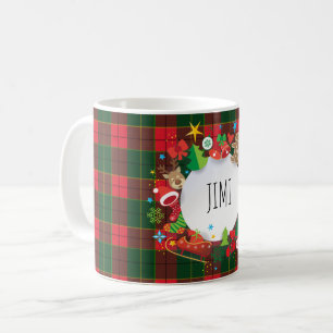 Mug Joyeux Noël et bonne année ! Motif de l'Ecosse