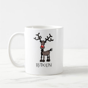 Mug Joyeux Noël et Stressmas avec Rudolph