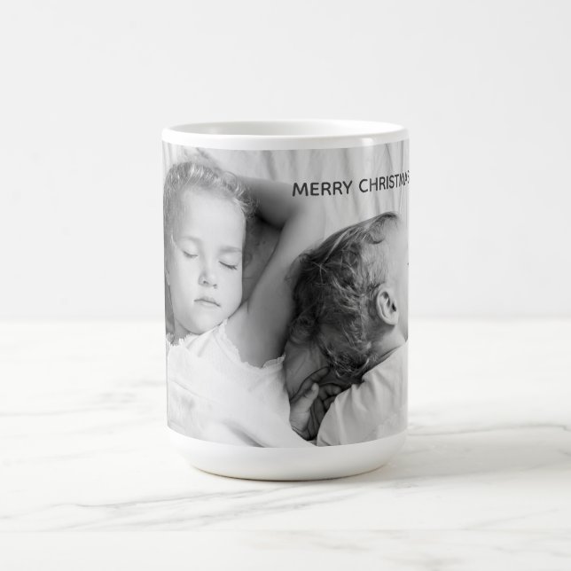 Mug Joyeux Noël Grandma Photo de vacances (Centre)