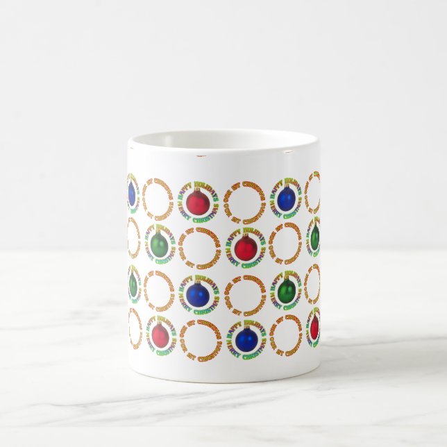 Mug Joyeux Noël Joyeuses Joyeuses Vacances Nos Premier (Centre)