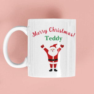 Mug Joyeux Noël Joyeux Père Noël Nom