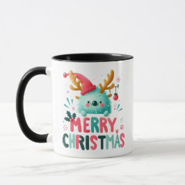 Mug Joyeux Noël mignon Fluffy