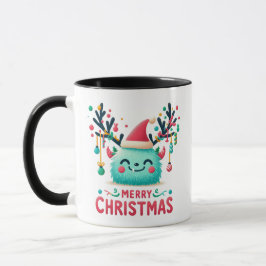 Mug Joyeux Noël mignon Fluffy