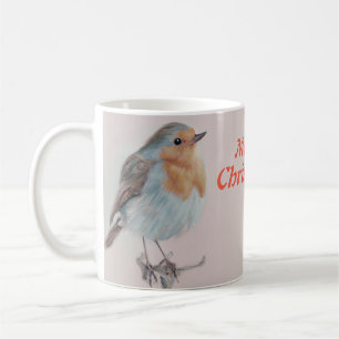 Mug "joyeux Noël" mignon Robin