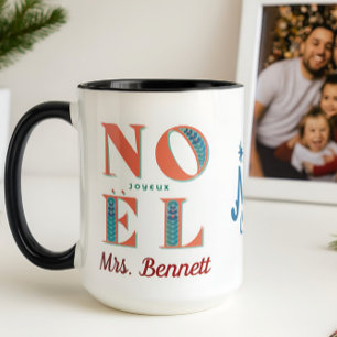 Mug Joyeux Noel Noël Vous Êtes Le Meilleur Enseignant