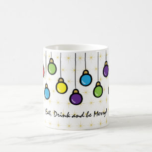 Mug Joyeux Noël pendants ornements
