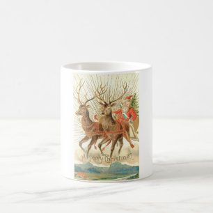 Mug Joyeux Noël (Père Noël et son renne)