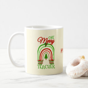 Mug Joyeux Noël personnel enseignant Noël