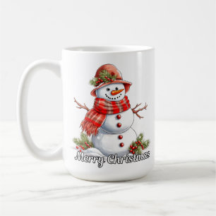 Mug Joyeux Noël Petit Bonhomme de Neige de Fête
