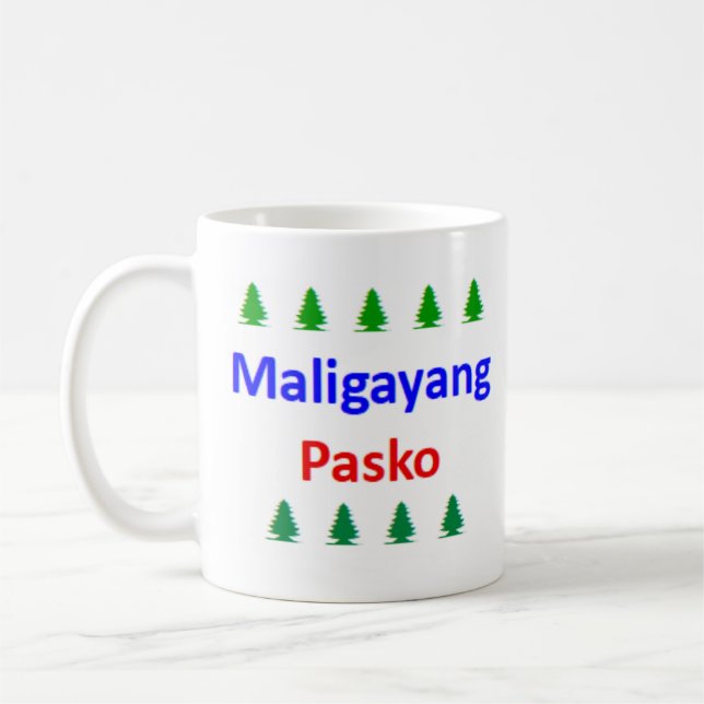 Mug joyeux Noël philippin (Gauche)