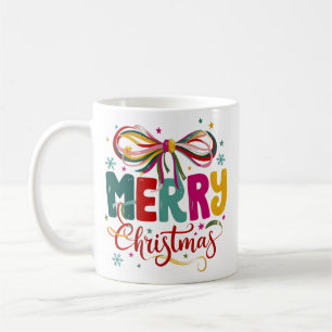 Mug Joyeux Noël Prépa Coquette Bow Noël