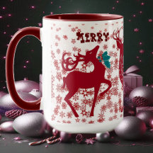 Joyeux Noël Reindeer Snowflakes Père Noël Helpers