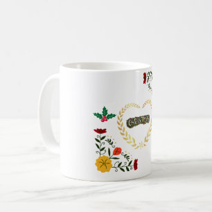 Mug Joyeux Noël Stylish Vacances Cartes tendance
