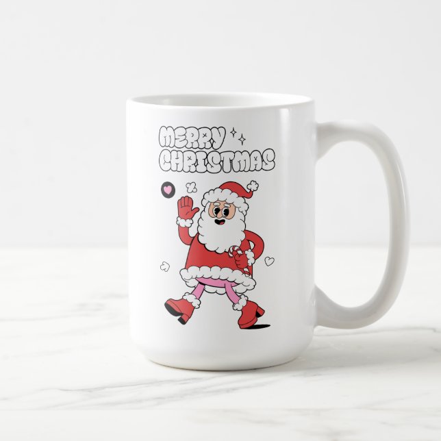 Mug Joyeux Noël - Super Père Noël Strut (Droite)